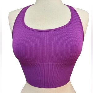 PINK Active Victoria’s Secret Seamless Lightly Lined Ribbed Sports Bra